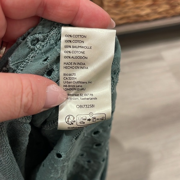 Anthro Pilcro batwing eyelet sweatshirt m - Picture 4 of 8